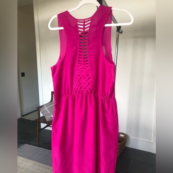 Pink Charlie Jade Women’s Faux Wrap Dress sz 10 - Picture 5 of 6